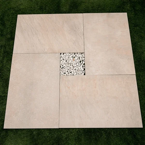 Abbay Porcelain Slabs on Green Grass