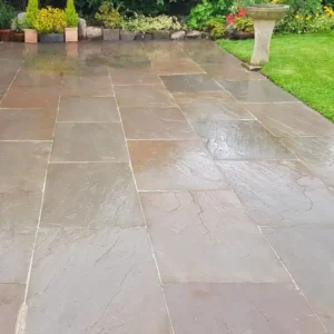 Autumn Brown Sandstone Paving