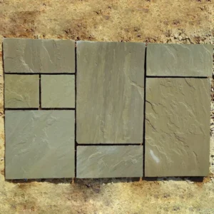 Raj Green Natural Sandstone Paving