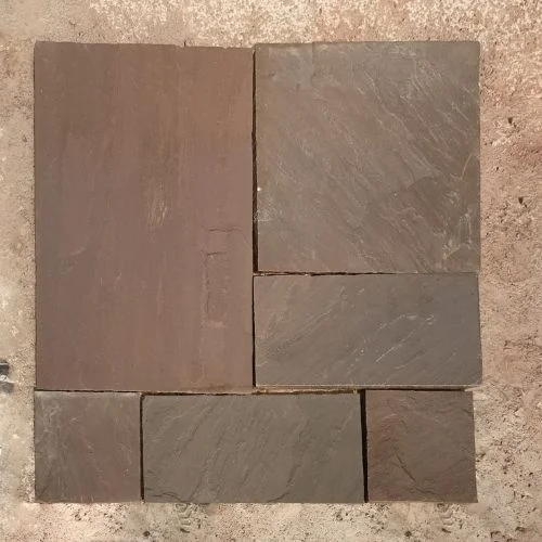 Autumn Brown Natural Sandstone Paving
