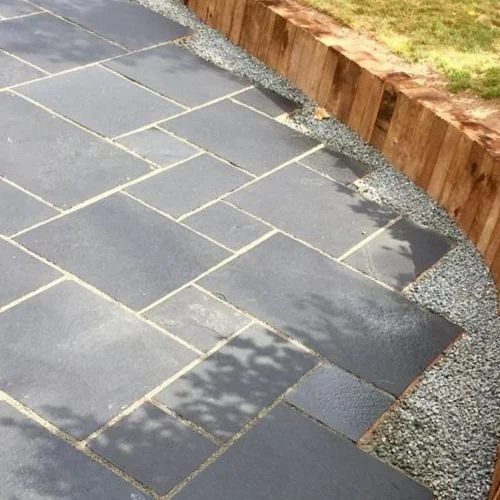 Buy Black Limestone Natural Paving