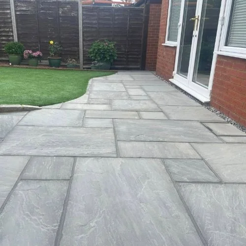 Kandla Grey Natural Sandstone Paving Online